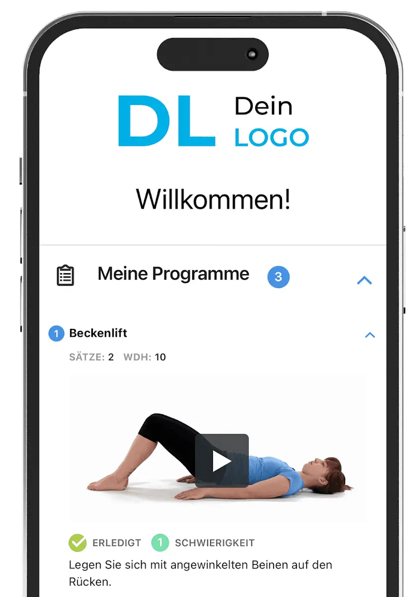 Wibbi – Die Trainings-App zur Unterstützung der physiotherapeutischen Behandlung.